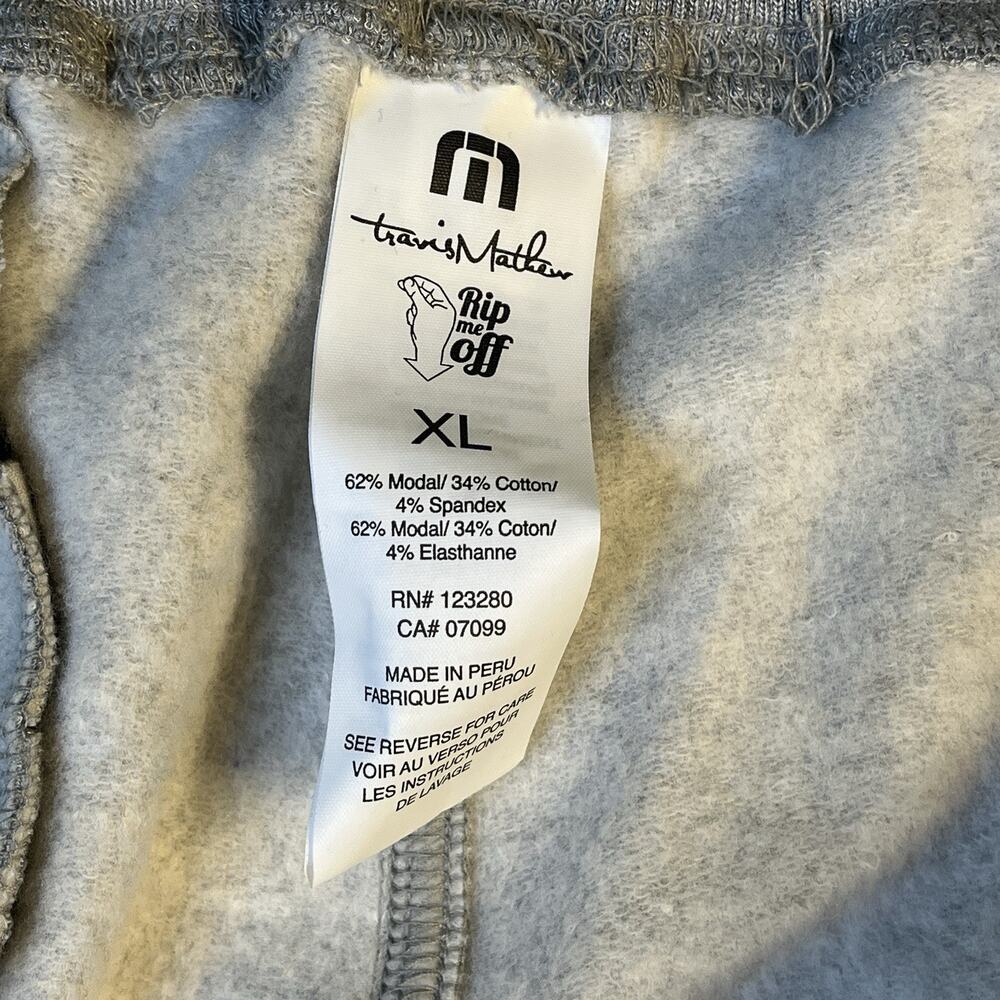 Travis Mathew Cloud Pant 2.0 Joggers Men’s XL Sweatpant Grey Heather NEW $119.95 - Picture 4 of 7